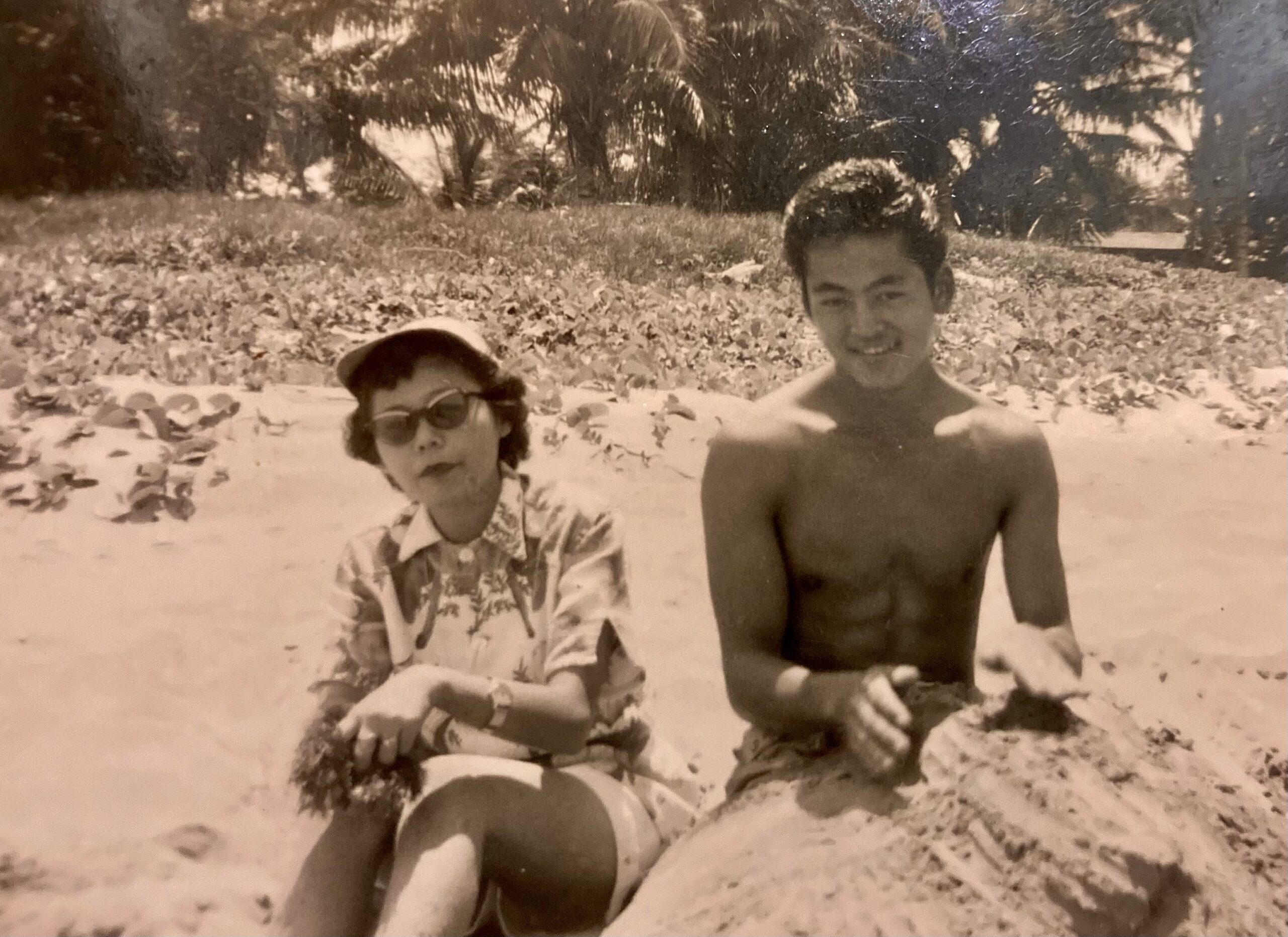 Grandpa Sonoda and an Aunty